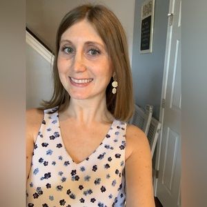 Banana Republic Double Layer Floral Tank Petite XXS